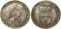 Francja, 1/2 écu deuxième poinçon de Warin, 1643 A