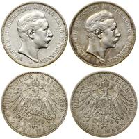 Niemcy, zestaw: 2 x 2 marki, 1899 i 1900