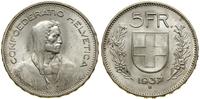 Szwajcaria, 5 franków, 1937