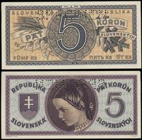 Słowacja, 5 koron, 1945