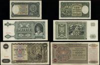 Słowacja, zestaw 3 banknotów (SPECIMEN), 1940–1941