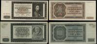 Protektorat Czech i Moraw (1939–1945), zestaw 2 banknotów (SPECIMEN), 1942