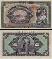 Czechosłowacja, 5.000 koron, 6.07.1920