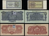 Czechosłowacja, zestaw 5 banknotów (SPECIMEN), 1929–1945