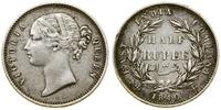 Indie, 1/2 rupii, 1840