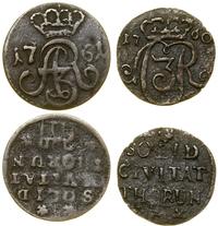 Polska, zestaw: 2 x szeląg, 1760–1761