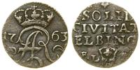 Polska, szeląg, 1763 F•L - S•