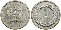 Polska, 1 złoty, 1991