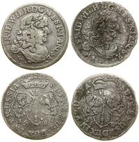 Niemcy, zestaw: 2 x szóstak, 1682 HS