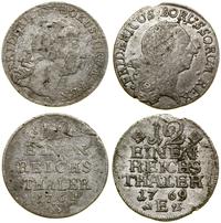 Niemcy, zestaw: 2 x 1/12 talara, 1764 B i 1769 E