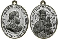 Polska, medalik religijny, 1883