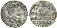 Polska, trojak, 1596