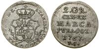 Polska, półzłotek (2 grosze), 1767 FS