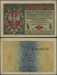 Polska, 1/2 marki polskiej, 9.12.1916