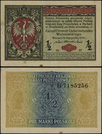 Polska, 1/2 marki polskiej, 9.12.1916