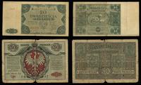 Polska, zestaw 4 banknotów, 1916–1947