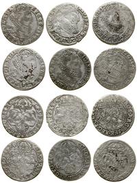 Polska, zestaw 6 szóstaków, 1625–1627
