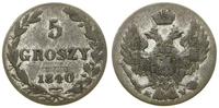 Polska, 5 groszy, 1840 MW