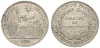 1 piastra  1886/A, Paryż, srebro 26.96 g, Davenp
