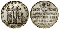 Szwajcaria, 5 franków, 1941