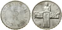 Szwajcaria, 5 franków, 1963 B