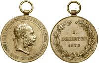 Austria, Medal Wojenny (Kriegsmedaille), wzór 2.12.1873