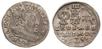 3 grosze 1595, Wilno, delikatna patyna, Iger V.9