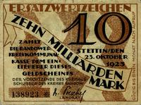 10 miliardów marek 1923, Szczecin, Keller 4424