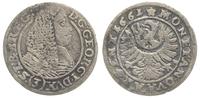 3 krajcary 1661, Brzeg, ciemna patyna, FuS 1850