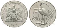 5 dolarów 1977, Ibis, srebro "925" 29.21 g, stem