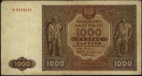 1.000 złotych 15.01.1946, seria M, Miłczak 122a