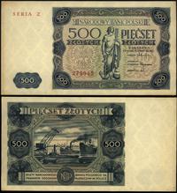500 złotych 15.07.1947, seria Z, przebarwienie n