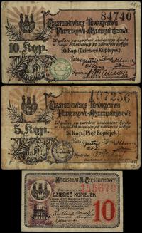 zestaw bonów, 10 kopiejek 1915 wydane przez Magi