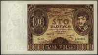 100 złotych 9.11.1934, seria AV, znak wodny z +X