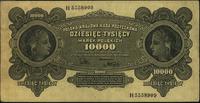10.000 marek polskich 11.03.1922, seria H, pogię