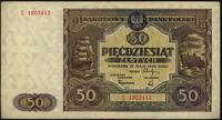 50 złotych 15.05.1946, seria S, Miłczak 128b