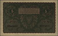 5 marek polskich 23.08.1919, II seria CJ, wyśmie