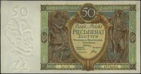 50 złotych 1.09.1929, seria CB., wyśmienicie zac