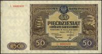 50 złotych 15.05.1946, seria L, bardzo ładne, ma