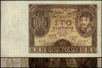 100 złotych 02.06.1932, seria AN. znak wodny +X+