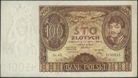100 złotych 2.06.1932, seria AG., niewielkie ugi