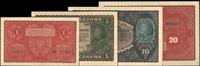 zestaw banknotów 23.08.1919, 1 mkp I Serja EG, 5