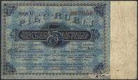 5 rubli (bon) 13.03.1915, Serja U, na dolnym mar