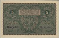 5 marek polskich 23.08.1919, II Seria DD, prawy 