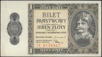 1 złoty 1.10.1938, seria IK, ładne, Miłczak 78b