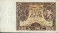 100 złotych 9.11.1934, znak wodny +X+ Ser. BN., 