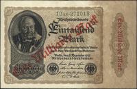 1 miliard marek 1923, nadruk na banknocie 1.000 
