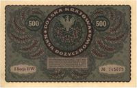 500 marek polskich 23.08.1919, I seria BW, do sp
