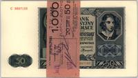 zestaw 20 x 50 złotych 01.08.1941, 20 banknotów 
