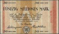 50 milionów marek 09.1923, ładnie zachowane